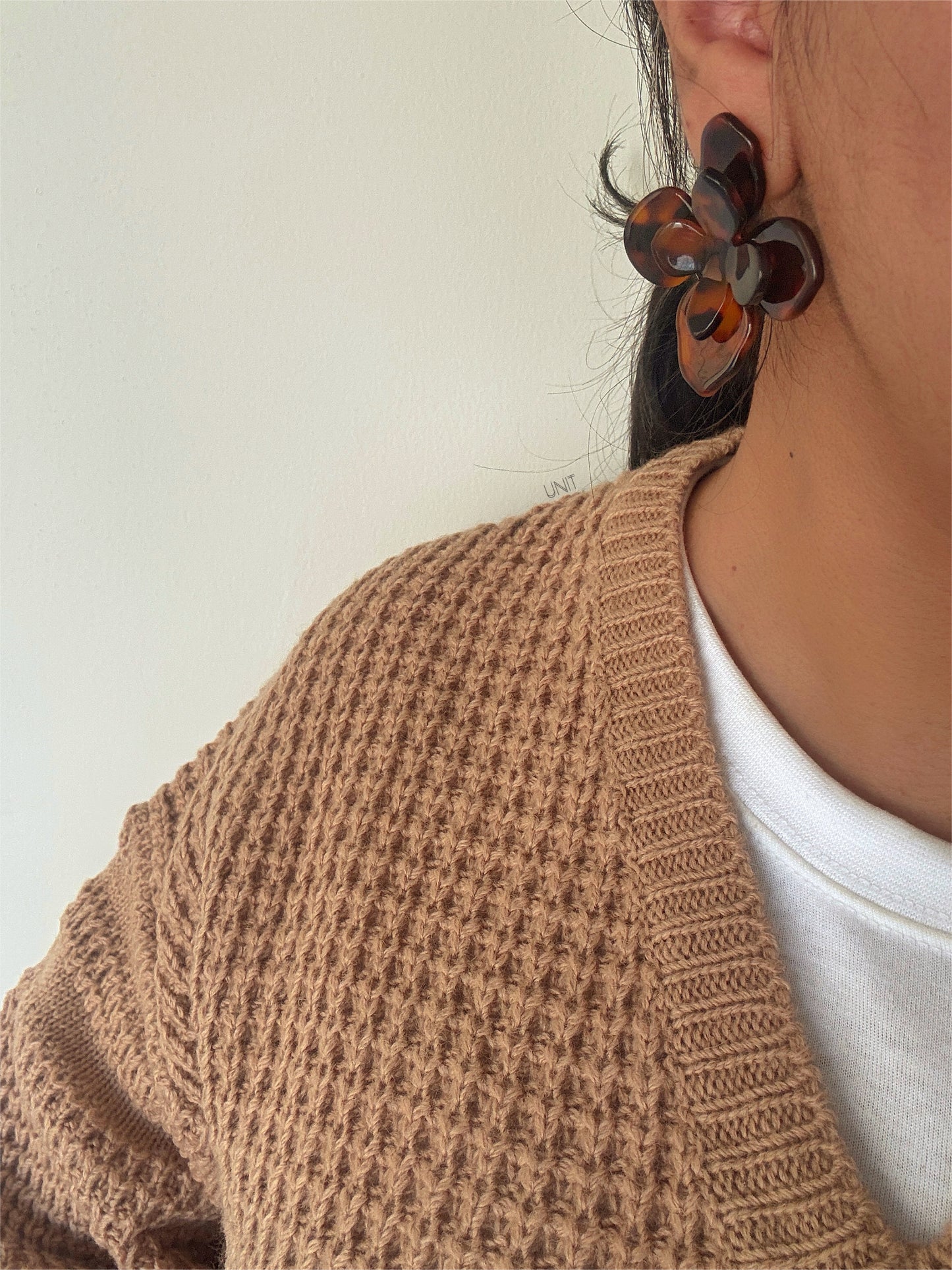 Sable Floral Stud Earrings
