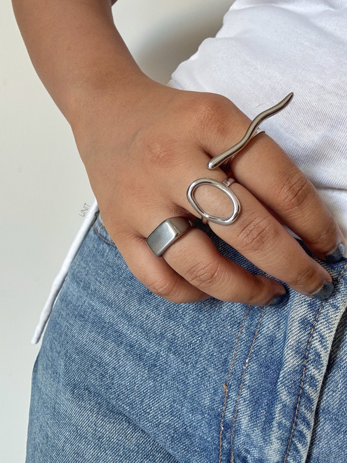 Sora Wave Silver Ring