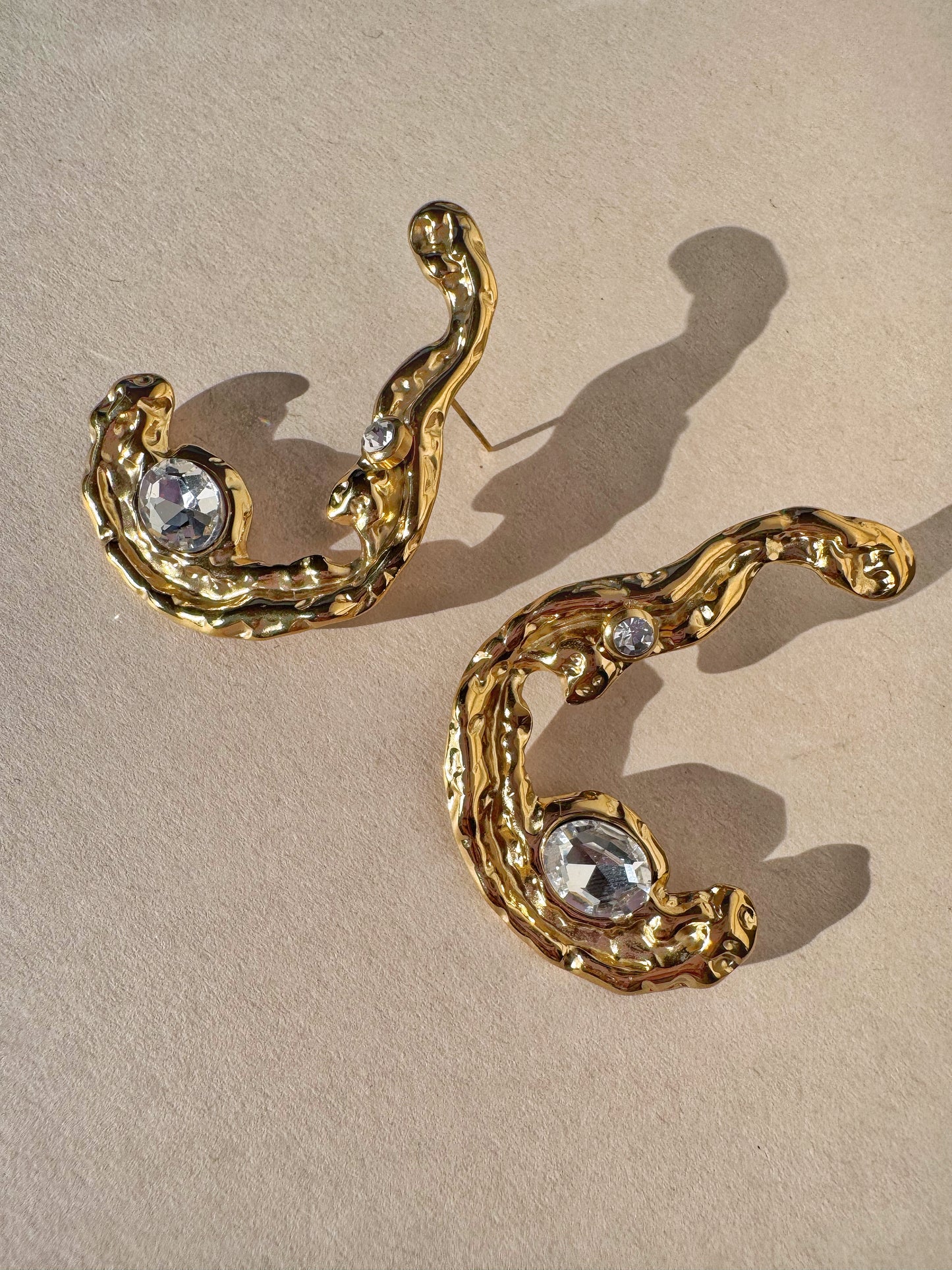 Solenne Molten Earrings