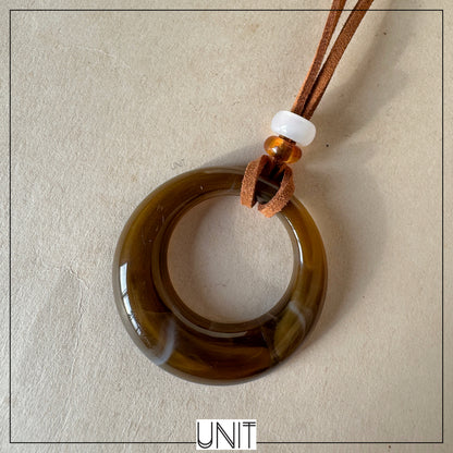 Luna Loop Pendant Necklace
