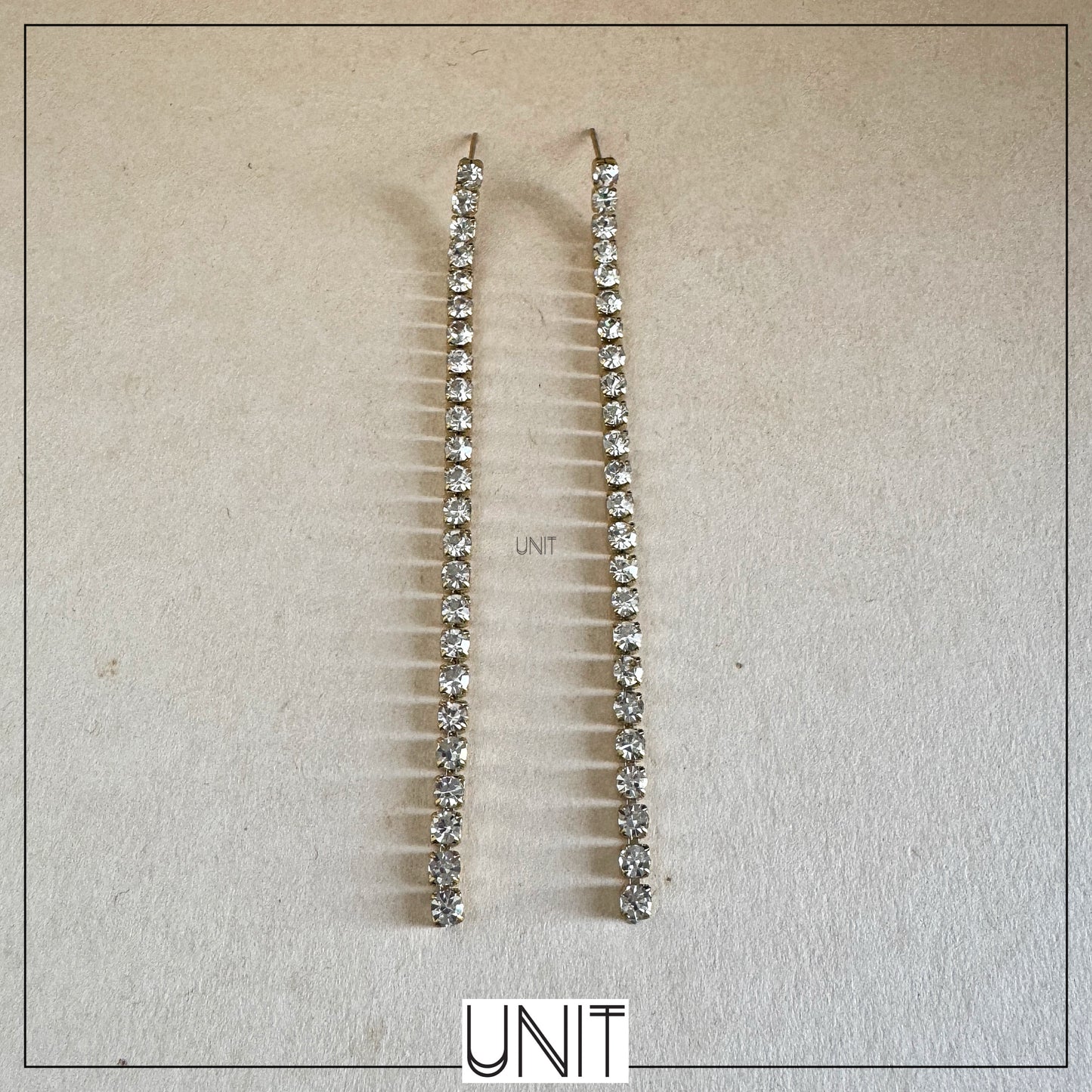 Linea Crystal Drop Earrings