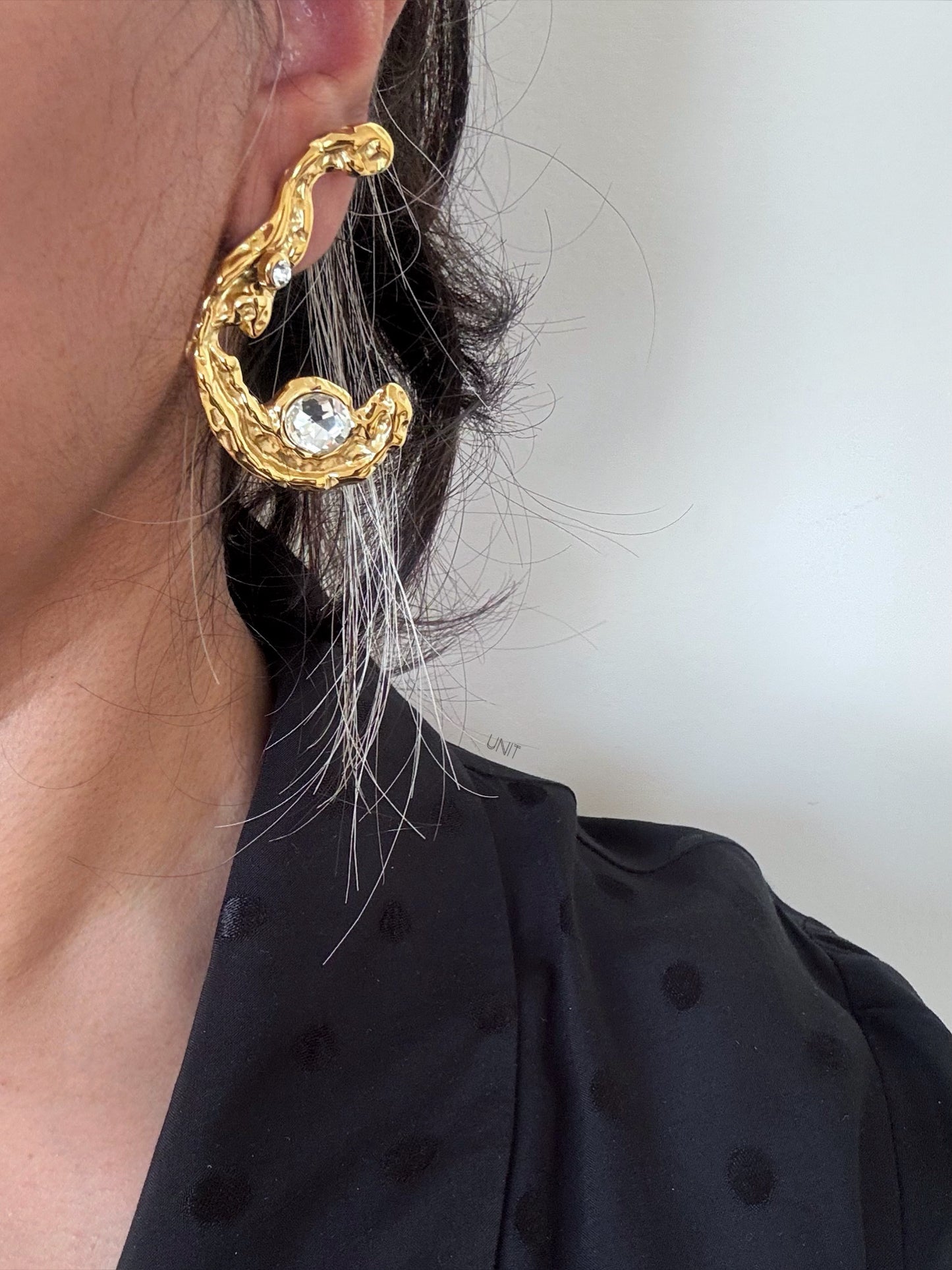 Solenne Molten Earrings