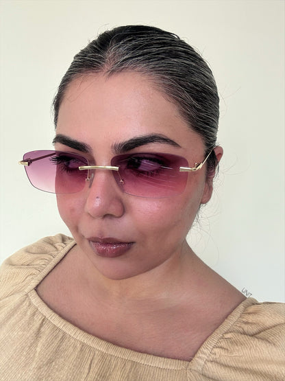 Santorini Rimless Sunglasses
